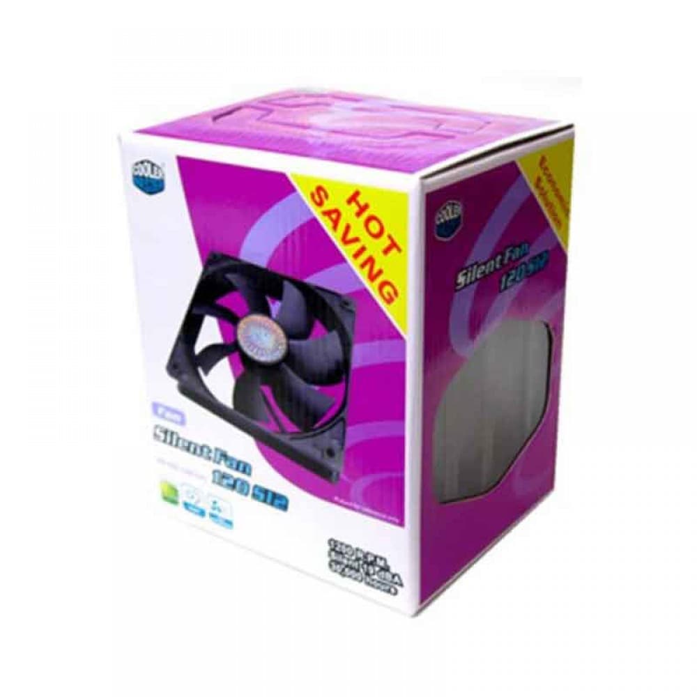 COOLER MASTER 120 S12 120mm Non-RGB Cabinet Fan (Black) (Four Pack) - 3