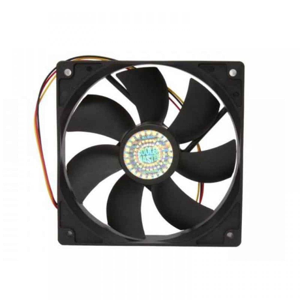COOLER MASTER 120 S12 120mm Non-RGB Cabinet Fan (Black) (Four Pack) - 2
