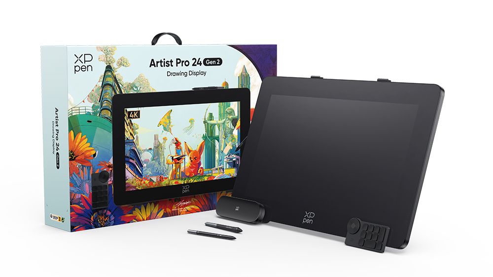 XP PEN ARTIST PRO 24 2ND GEN (MD240UH) 4K FULL-LAMINATED SCREEN – TechCure India