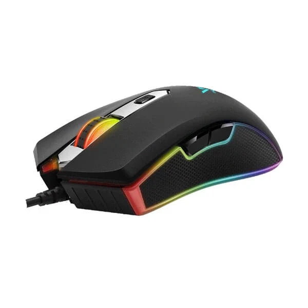 RAPOO V280 Wired Ergonomic Gaming Mouse ( V280 ) ( 7000DPI / 5 Macro Button ) ( Black ) – TechCure India