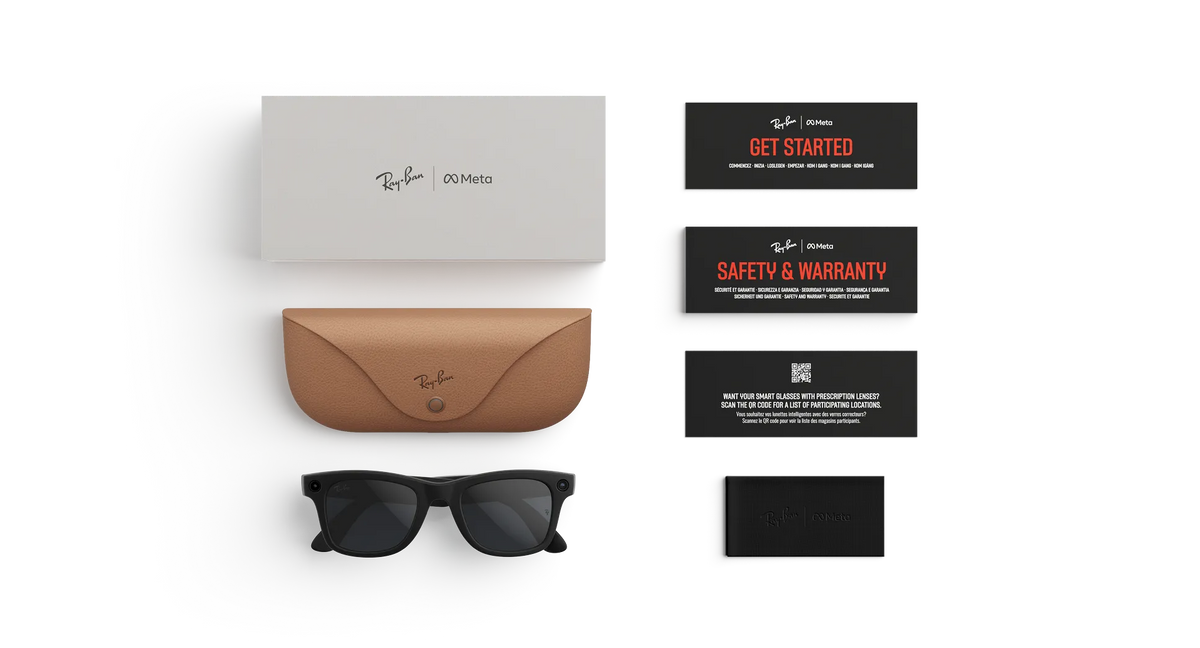 Ray-Ban Meta Wayfarer Gen 2 Matte Black Smart Glasses – TechCure India