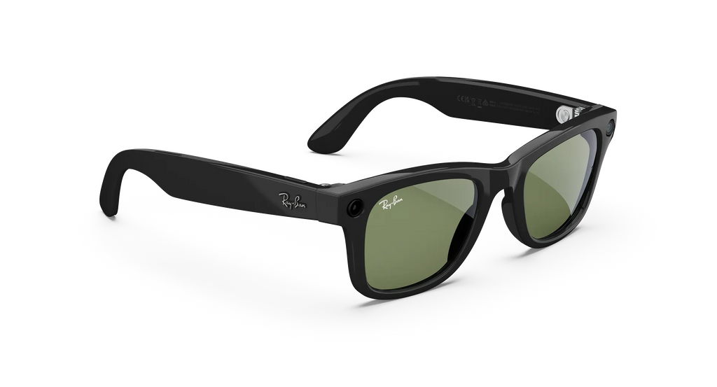 Ray-Ban Meta Wayfarer Gen 2 Smart Glasses Black Glossy – TechCure India
