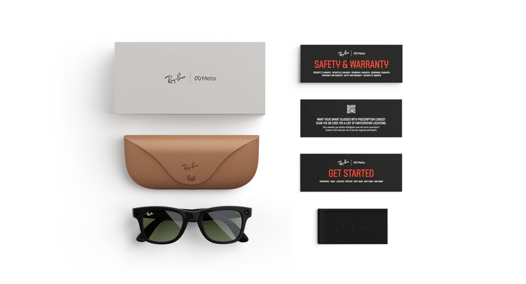 Ray-Ban Meta Wayfarer Gen 2 Smart Glasses Black Glossy – TechCure India
