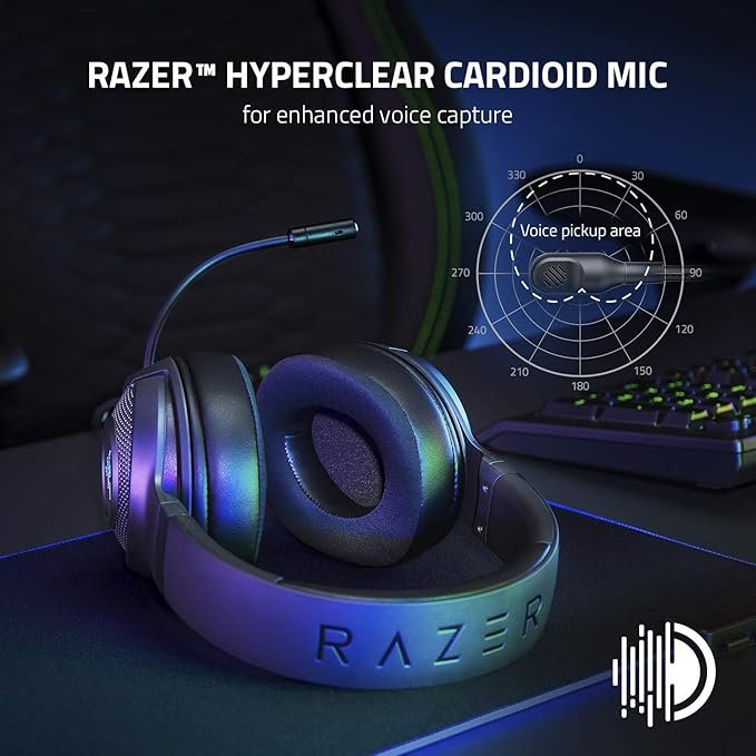 Razer Kraken V3 X Wired USB Gaming Headset – TechCure India