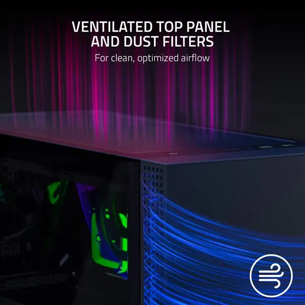 Razer Tomahawk Rgb Eatx Mid Tower Cabinet (Black) (RC21-01420100-R3M1) – TechCure India