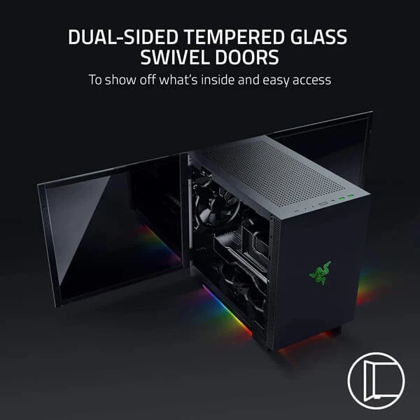 RAZER Tomahawk RGB ITX Mini Tower Cabinet (Black) - 4