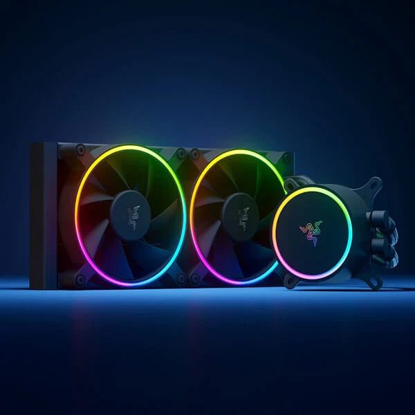 RAZER Hanbo Chroma RGB 240mm CPU Liquid Cooler (Black) - 2