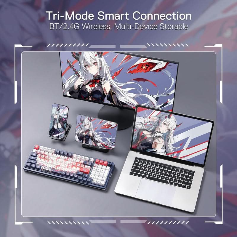 Redragon Eisa Pro K686 Pro Anime Theme Mechanical Keyboard – TechCure India
