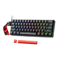 Redragon Fizz K617 Mechanical RGB Gaming Keyboard With HE Magnetic Switch, Black Strap