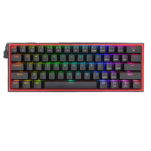 Redragon Fizz K617 Mechanical RGB Gaming Keyboard With Red Switch – Model FIZZ-K617-TKL-RGB-RED – TechCure India