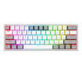 Redragon Fizz Pro K616 White and Grey Wireless Mechanical RGB Gaming Keyboard With Red Switch