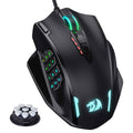 REDRAGON IMPACT M908 RGB LED MMO USB WIRED GAMING MOUSE (BLACK) – TechCure India