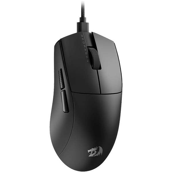 REDRAGON K1NG M724 RGB Wired Ergonomic Gaming Mouse ( Black ) ( 12400DPI / 5 Macro Buttons ) – TechCure India