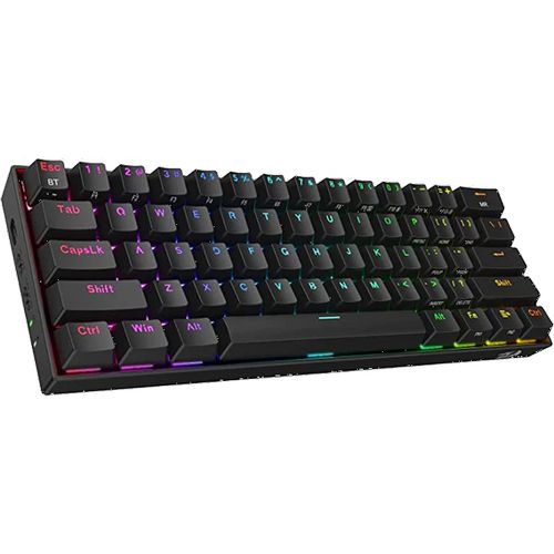 REDRAGON K530 Pro Draconic 60% Mechanical Wireless Gaming Keyboard ( Black ) ( Red Switch ) – TechCure India