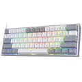 Redragon K617 Fizz Mechanical Gaming Keyboard (White & Grey) – TechCure India
