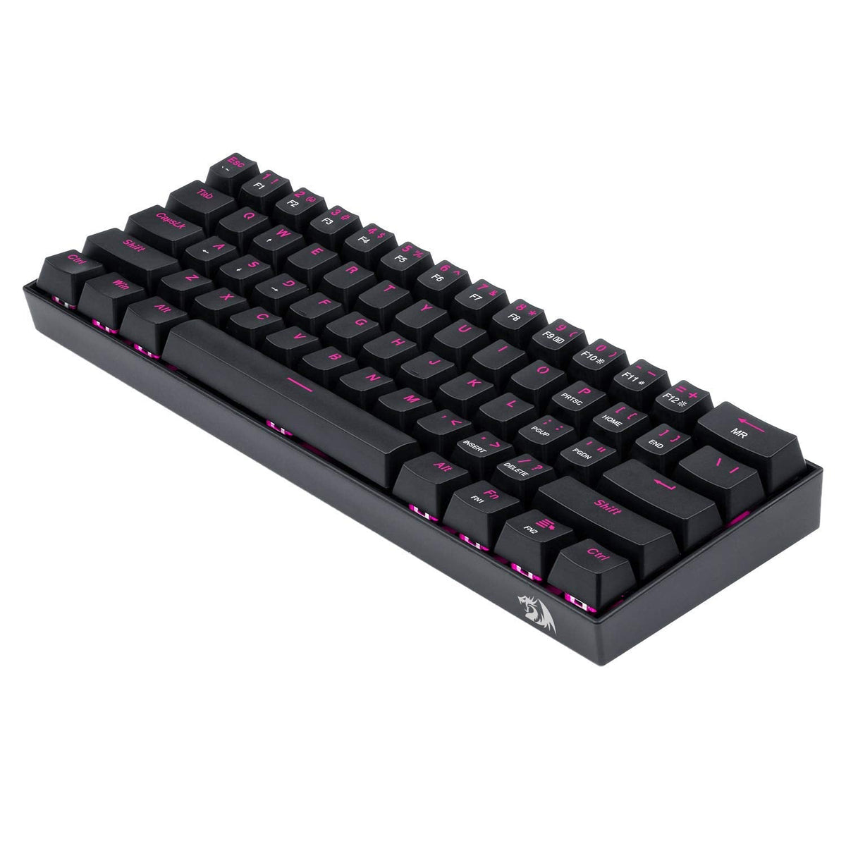 REDRAGON K630 PINK LED DRAGON BORN (BROWN SWITCH) KEYBOARD BLACK – photo 4 – TechCure India