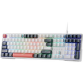 REDRAGON K668 RGB TRUNDLE WIRED (WHITE/BLACK/ORANGE SWITCH) USB MECHANICAL KEYBOARD – TechCure India