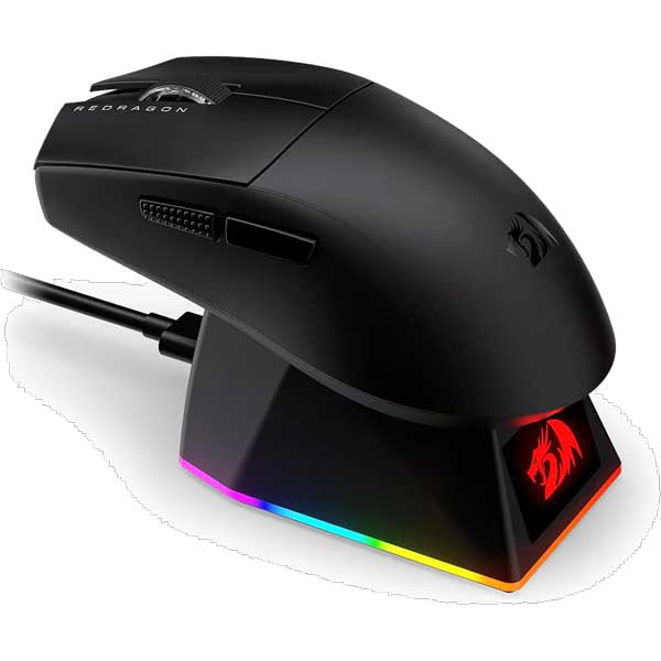 Redragon King Ultra M999 Wired, Wireless and Bluetooth Mouse with Magnetic Charging Dock – TechCure India