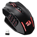 REDRAGON M913 Impact Elite Wireless Ergonomic Gaming Mouse ( Black ) ( 16000DPI / 20 Marco Buttons ) – TechCure India