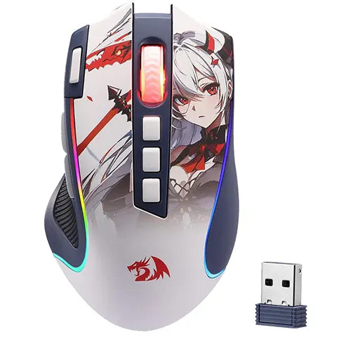 Redragon Predator Pro M612 Pro Anime Wireless RGB Gaming Mouse – TechCure India