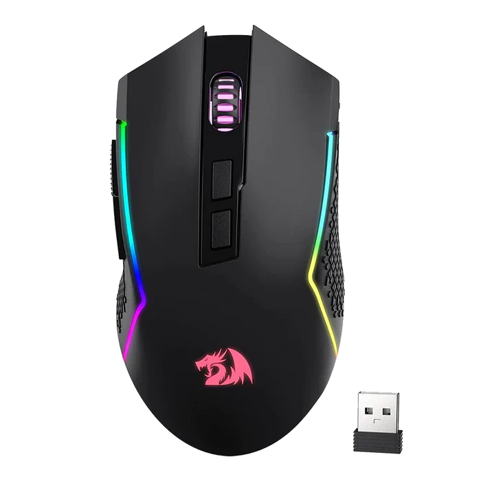 REDRAGON Trident Pro M693 Wireless / Bluetooth Ambidextrous Gaming Mouse ( 8000DPI / 7 Macro Button )… – TechCure India