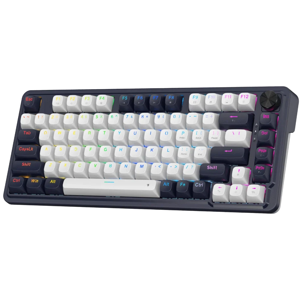 REDRAGON UCAL K673 HE 75% Mechanical RGB Wired Gaming Keyboard ( Abyssal Blue ) ( Magnetic Switches ) – TechCure India