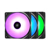 DEEPCOOL RF120 120mm RGB Cabinet Fan (Black) (Triple Pack) - 2