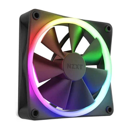 NZXT F120 RGB Duo 120mm with the RGB Controller Cabinet Fan Black (Triple Pack) - 2