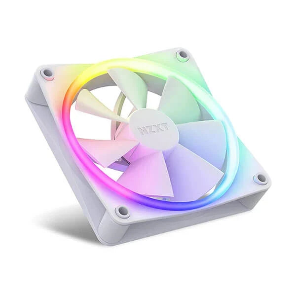 NZXT F120 RGB Duo 120mm with the RGB Controller Cabinet Fan White (Triple Pack) – TechCure India