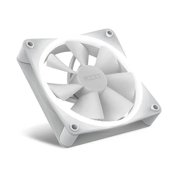 NZXT F120 RGB Duo 120mm with the RGB Controller Cabinet Fan White (Triple Pack) – TechCure India