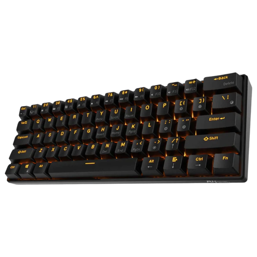 ROYAL KLUDGE RK61 60% Wireless Mechanical Gaming Keyboard ( Black ) ( Blue Switch ) – TechCure India