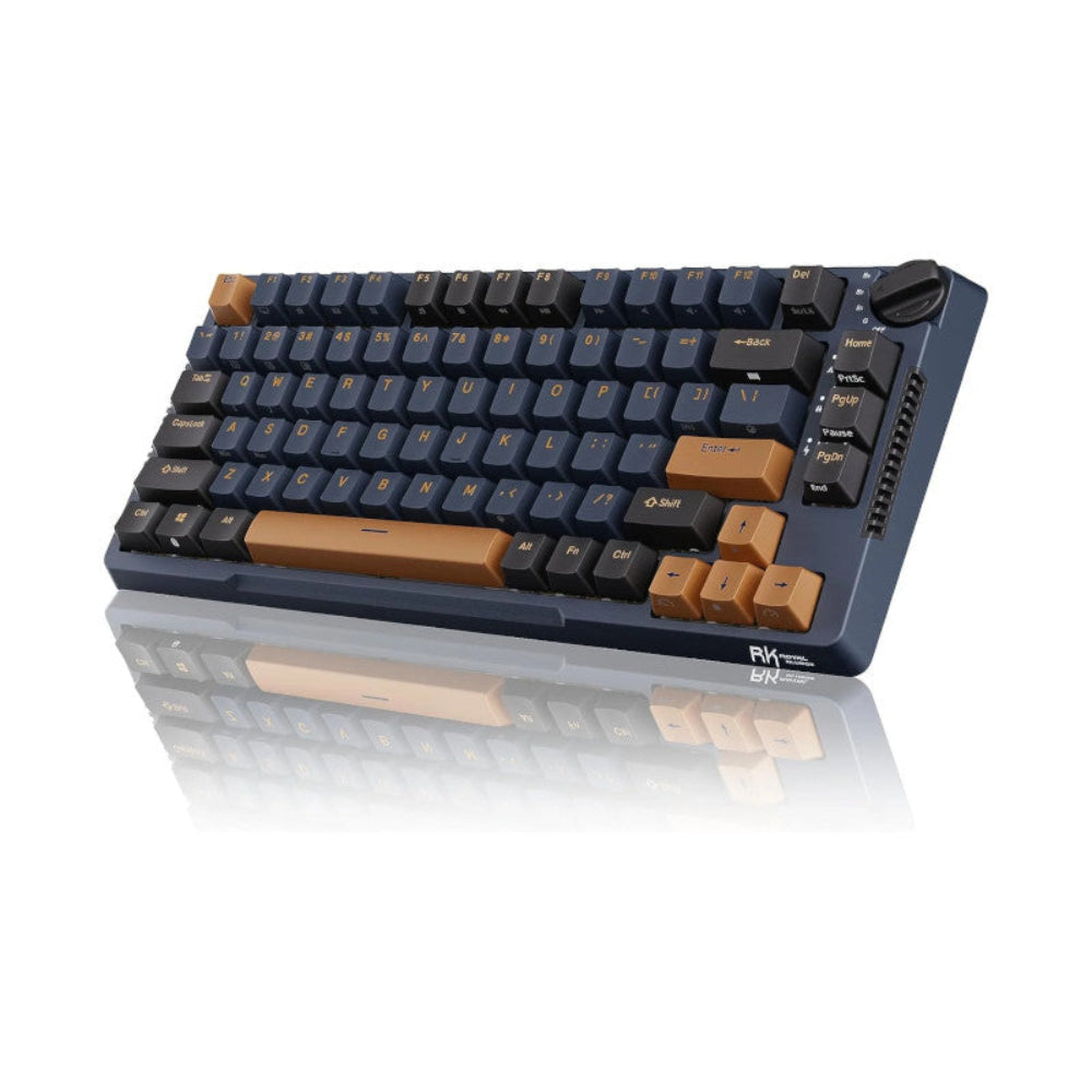 ROYAL KLUDGE RK H81 75% Wireless Mechanical Gaming Keyboard ( Star Night ) ( Blue Switch ) – TechCure India