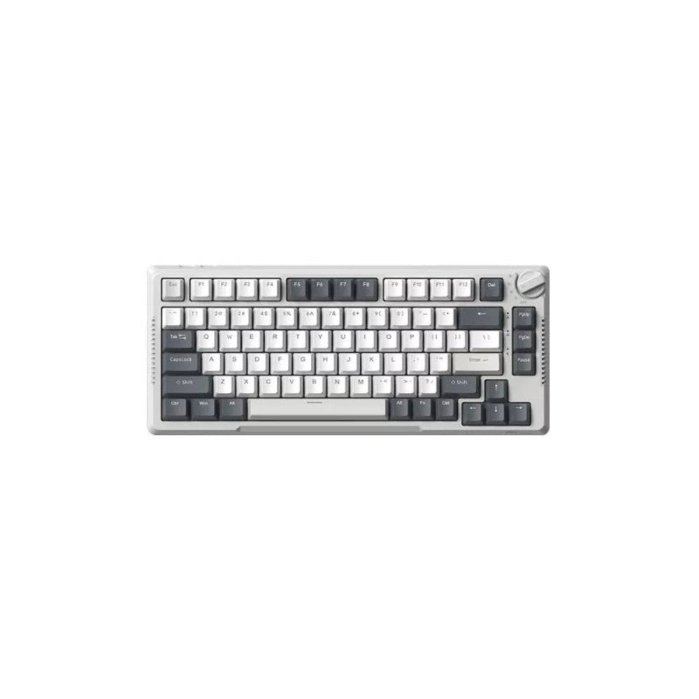 ROYAL KLUDGE RK H81 75% Wireless Mechanical Gaming Keyboard ( White Night ) ( Blue Switch ) – TechCure India