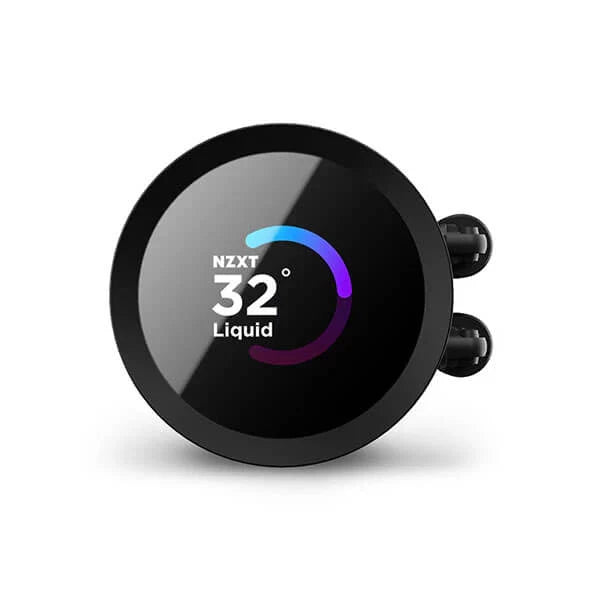 NZXT Kraken 240mm RGB CPU Liquid Cooler (With LCD Display) (Black) - 3
