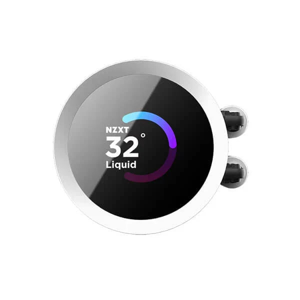 NZXT Kraken RGB 360mm CPU Liquid Cooler (With LCD Display) (White) - 2