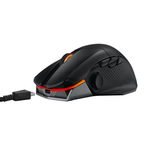 ASUS ROG Chakram X Origin Wireless + Bluetooth Ergonomic RGB Gaming Mouse ( ROG-CHAKRAM-X-ORIGIN ) ( 36000DPI / 11 Macro Buttons ) ( Black ) - 2