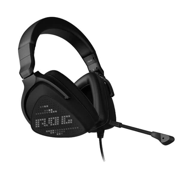 ASUS ROG Delta S Animate USB Wired Virtual 7.1 Surround sound Gaming Headphone ( Black ) ( PC / Playstation / Mobile / Xbox ) - 3
