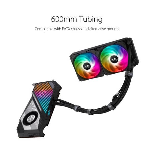 ASUS ROG Strix Gaming Radeon RX 6900 XT 16GB AMD Graphic Card With 240mm ARGB CPU Liquid Cooler - 3