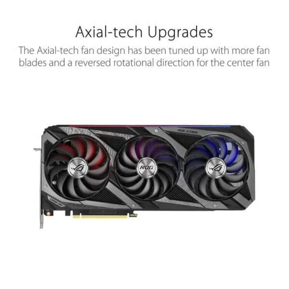 ASUS ROG Strix Gaming GeForce RTX 3060 Ti V2 OC LHR 8GB Nvidia Graphic Card - 2