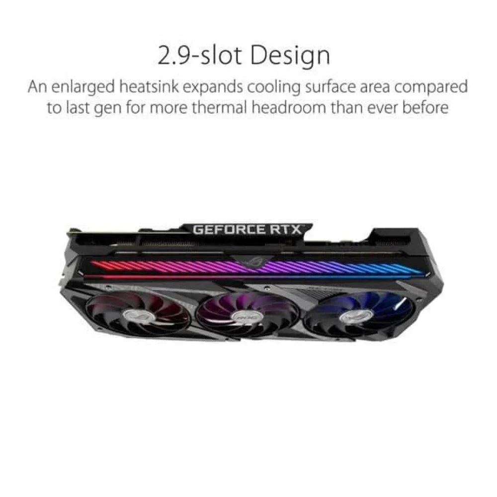ASUS ROG Strix Gaming GeForce RTX 3060 Ti V2 OC LHR 8GB Nvidia Graphic Card - 3