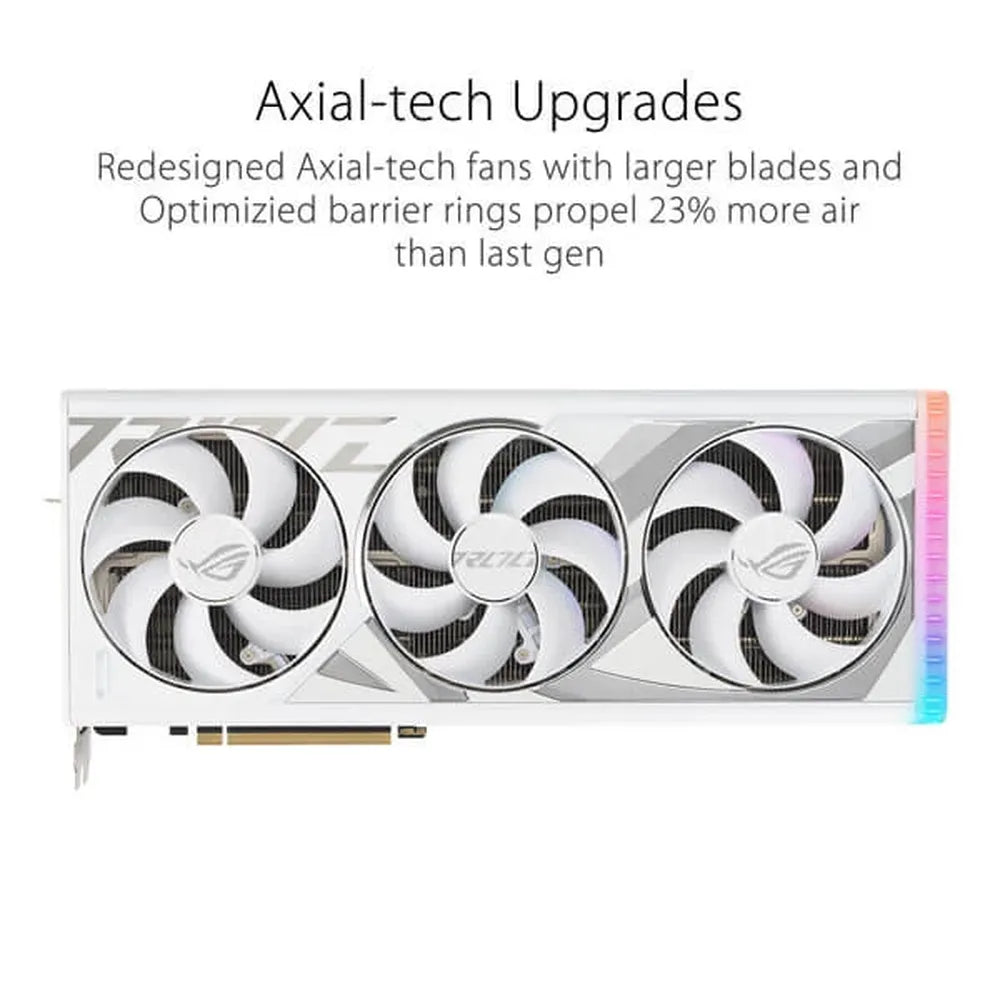 ASUS ROG Strix RTX 4080 Super White OC Edition 16GB Nvidia Graphic Card - 2