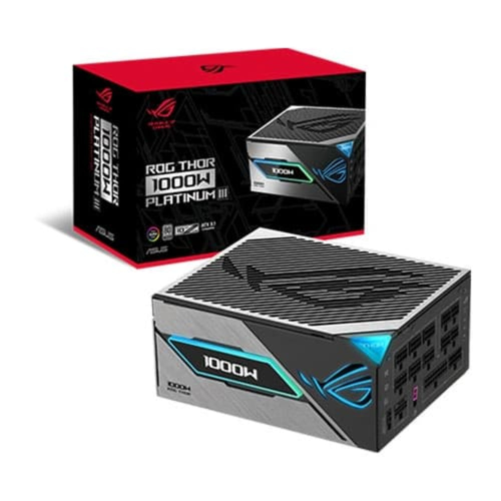 ASUS ROG Thor 1000W III Gaming 80+ Platinum ATX 3.1 Fully Modular Power Supply ( 1000W ) – TechCure India