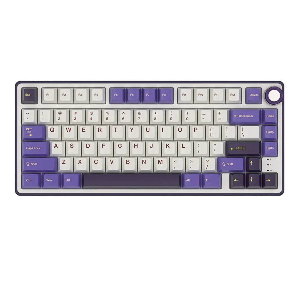 ROYAL KLUDGE R75 75% Wired Mechanical Gaming Keyboard ( Blackberry Mousse ) ( Blue Switch ) – TechCure India