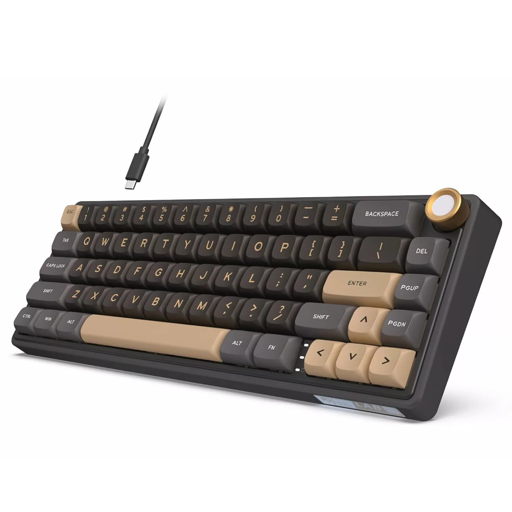 ROYAL KLUDGE RK R65 65% RGB Mechanical Wired Gaming Keyboard ( Phantom ) ( Clicky Blue Switch ) – TechCure India