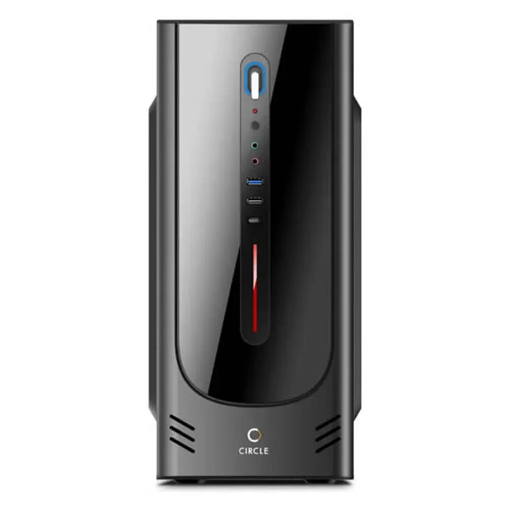 CIRCLE Royale 3.0 ATX Mid Tower Cabinet (Black) - 2