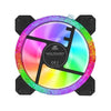 ANT ESPORTS RoyalFlow V2 120mm Auto RGB Cabinet Fan (Black) (Single Pack) - 2