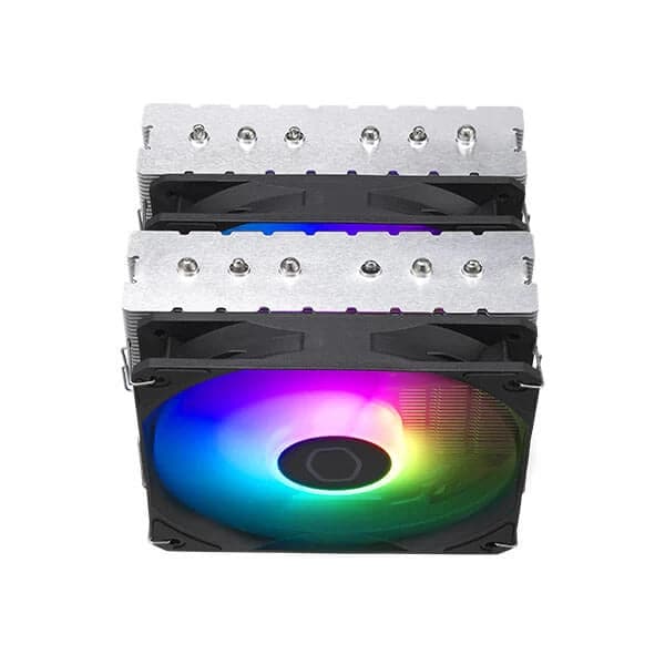 COOLER MASTER Hyper 620S ARGB Dual Tower CPU Air Cooler (Black) - 3