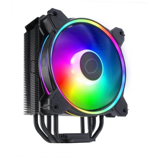 COOLER MASTER Hyper 212 Halo ARGB Single Tower CPU Air Cooler (Black) - 6