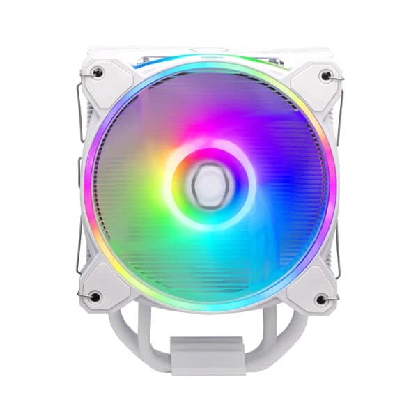 COOLER MASTER Hyper 212 Halo ARGB Single Tower CPU Air Cooler (White) - 2