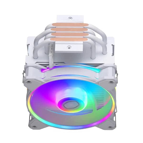 COOLER MASTER Hyper 212 Halo ARGB Single Tower CPU Air Cooler (White) - 6